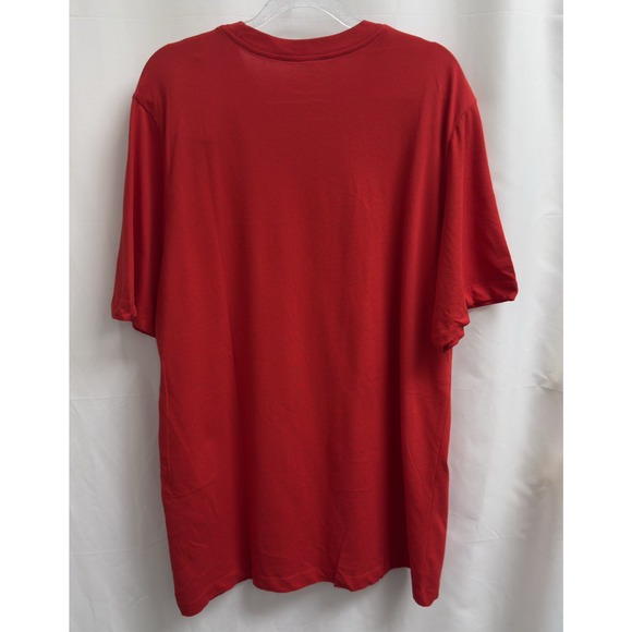 Nike Training Dri-FIT T-Shirt Mens Large Tall Red FJ2464-657 Short Sleeve - Picture 2 of 8